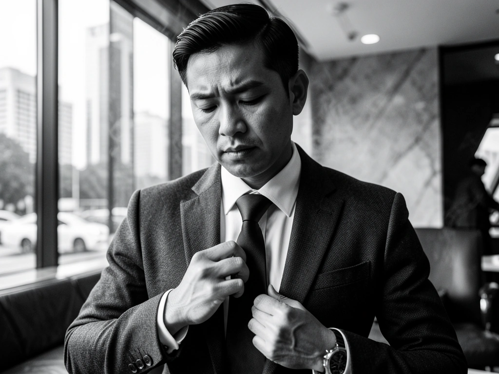 Professional male style in Jakarta